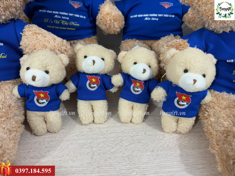 Gấu bông móc khoá quà tặng