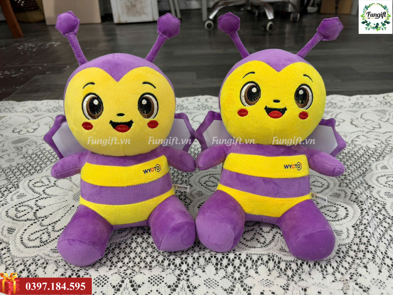 Gấu bông thương hiệu in logo quà tặng doanh nghiệp quảng cáo