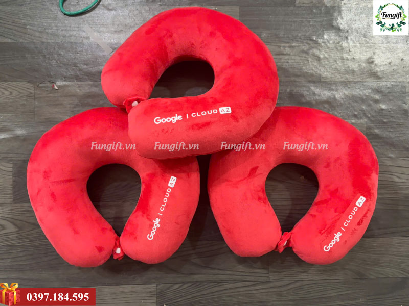 Gối kê cổ in logo theo yêu cầu