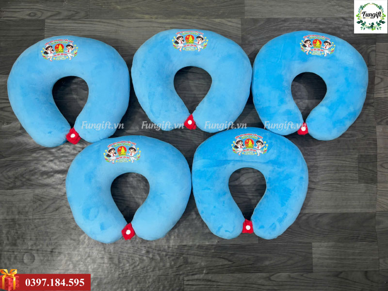 Gối kê cổ quà tặng in logo theo yêu cầu
