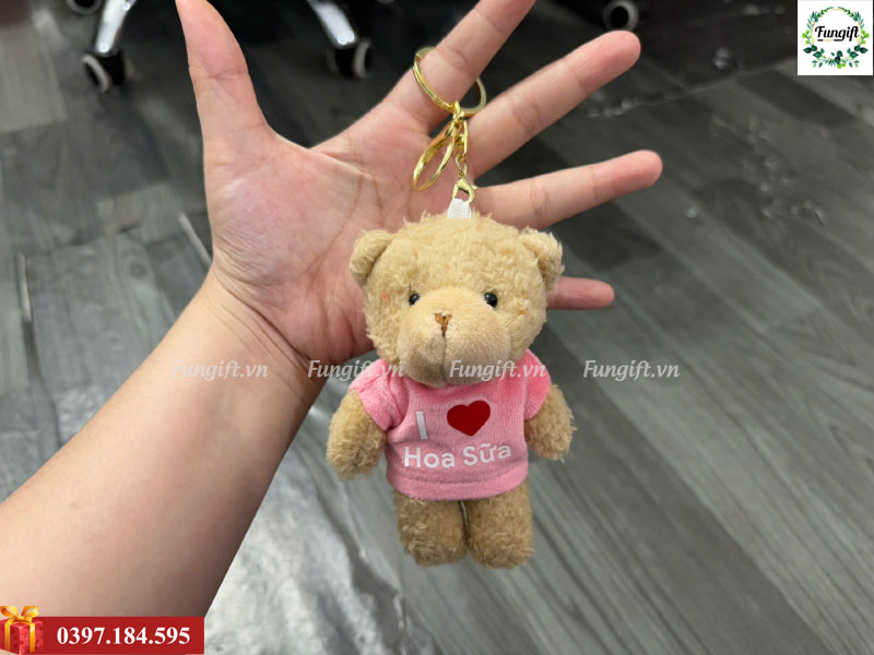 In ấn gấu bông quà tặng doanh nghiệp