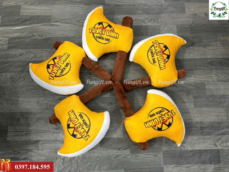 In logo lên gấu bông