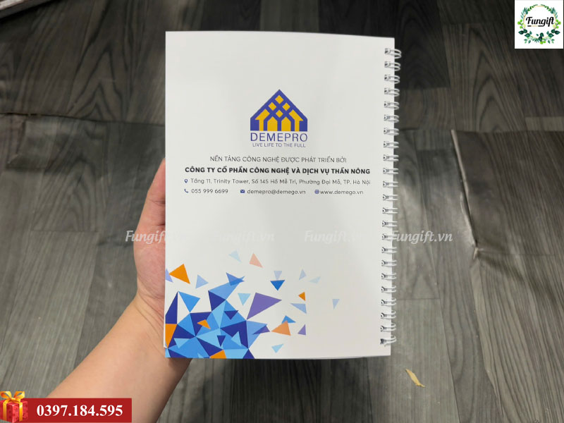 In sổ tay theo yêu cầu số lượng ít cho doanh nghiệp