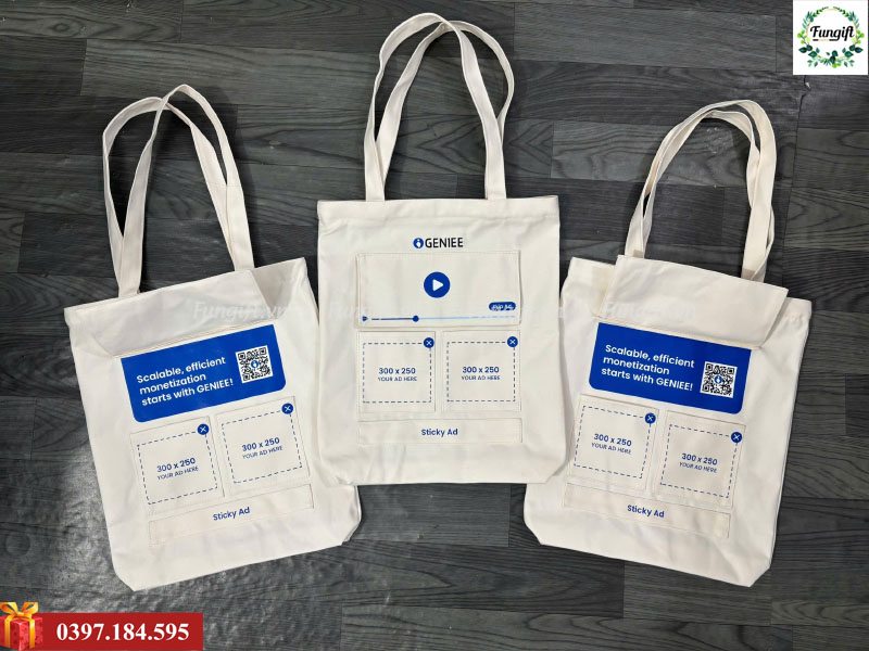 In túi canvas số lượng ít