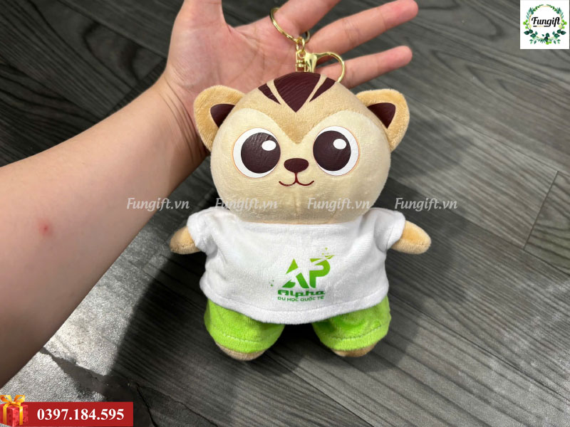 Sóc móc khoá sản xuất theo yêu cầu