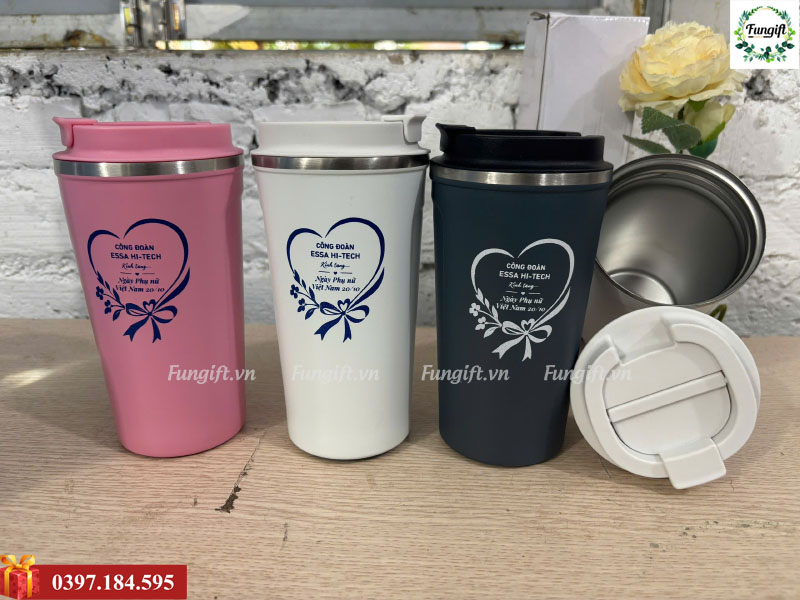 Xưởng sản xuất cốc giữ nhiệt in logo giá rẻ