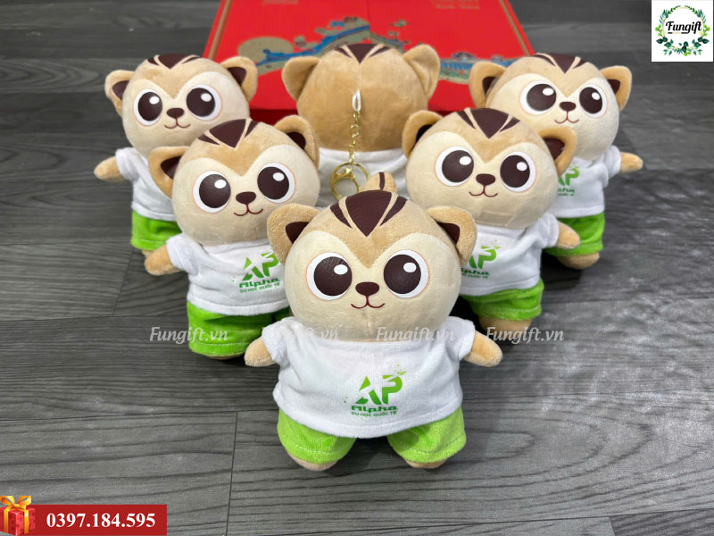 Xưởng sản xuất móc khoá gấu bông