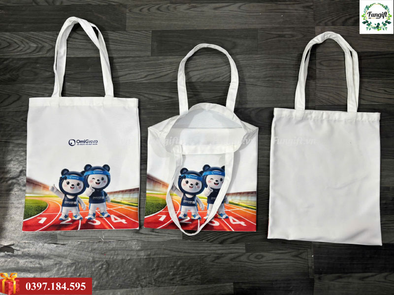 Xưởng sản xuất túi canvas in theo yêu cầu số lượng ít